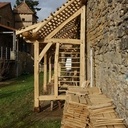 Abri bois fabriqué entièrement à la main