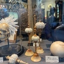 Ornements sur socle - oursins sputnik