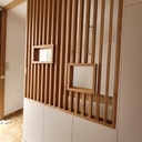 Agencement séparant 2 pièces