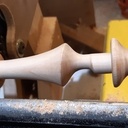 Statuette tournage excentré