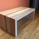 Table basse Frêne et Chêne