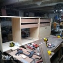 Meuble d angle TV a tiroir  et bureau