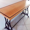 Consolle baubuche et valchromat