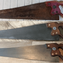 Restauration scie égoine Peugeot Frères