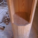 Boîte aux lettres ronde