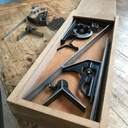 STARRETT : Set d’équerres à combinaisons vintages