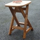 Tabouret façon chevalet de sciage