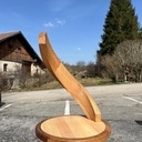 Maquette de limon d'escalier courbe