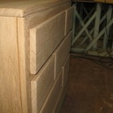 Commode chêne massif contemporaine