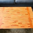 Table basse en chêne et sapelli