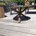 3 pieds démontables