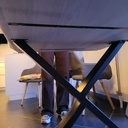 Table en chêne massif 'live edge'