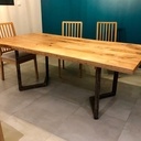 Table à manger en chataignier