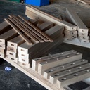 Construction de deux bancs