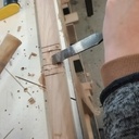 réalisation de l'assemblage à mi-bois