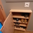 Placard à chaussures, patères