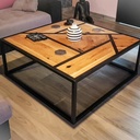 Table basse style industriel