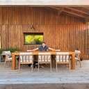 Table extérieure en iroko