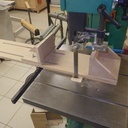 Traineau à buche pour scie à ruban