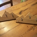 Portes torchons en chêne pour résidence montagnarde ...