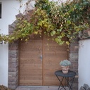 Doubles portes en anse de panier