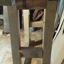 Double carrée de chêne