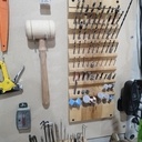 Support en hêtre pour mèche à bois