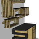 Espace Bureau avec étagères modulables
