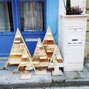 Sapins de Hiver en bois de recuperation