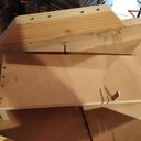 Gabarit queues droites pour scie sur table