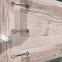 Plan de travail en chêne brun