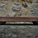 Planche à découper en bois de bout.