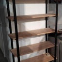 Etagères bois et métal pour mes alcools