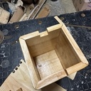 Boîte à thé en vrac (Frêne avec une touche de Hêtre)