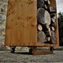 Chariot/rack à bûches.