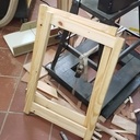 Petites tables enfants sur bois de récupération