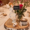 Un centre de table pour notre mariage bohème