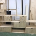 Bibliothèque escalier