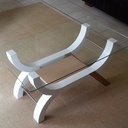 Table basse lamellé collé