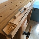 Support en V pour raboter et moulurer un triangle