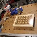 Planche trompe l'oeil 3D et utilisation bande élastique