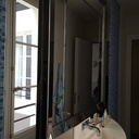 Meuble SDB cintré en plan