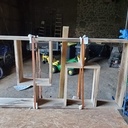 Etagère châtaigner de récupération