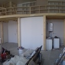 Mezzanine d'atelier d'art