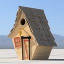 Nichoir maison de fée