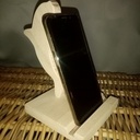 Support iphone en bois