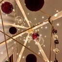 Un sapin de Noël en bois