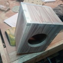 Enceinte en palette + test queue d'aronde