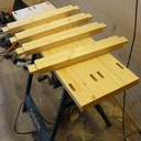 Premiers tenons & premières mortaises.