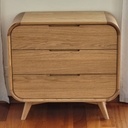 Commode à bords arrondis